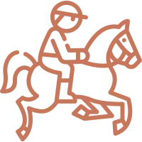 a-cheval